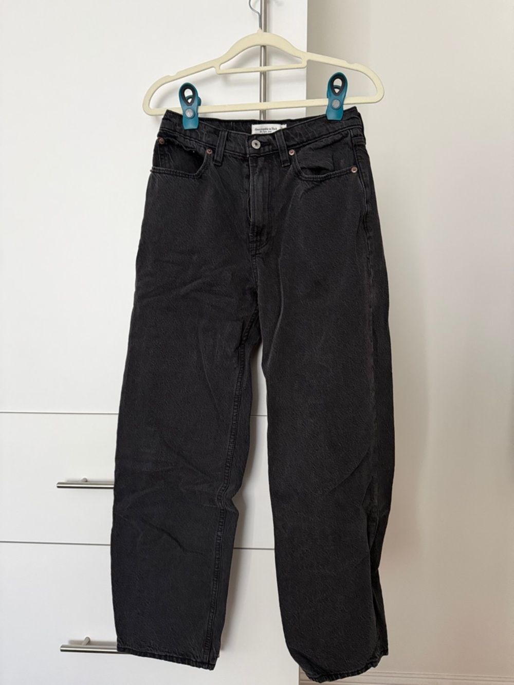 Abercrombie & Fitch Relaxed Black Men's Jeans